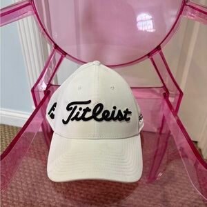 Titleist White Golf Cap